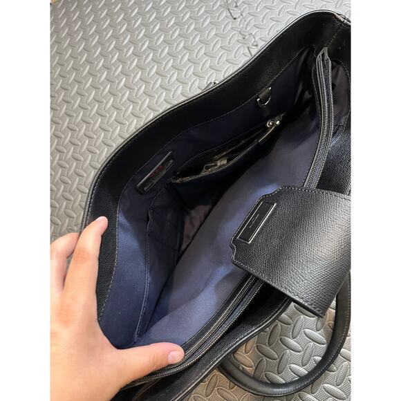 TUMI Sinclair Tegan Black Saffiano Leather Business Tote Shoulder‎ Bag #79385D - Picture 9 of 14